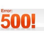 Internal Server Error erreur 500